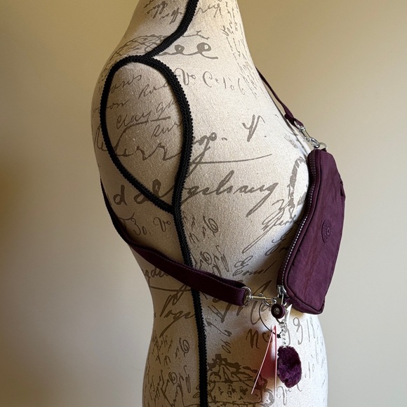 Kipling Emilia Crossbody Bag In Dark Plum - Picture 2 of 10